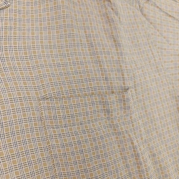 Levis Casual Short Sleeve Button Up Shirt Mens Size Extra Large XL Tan - Picture 4 of 9